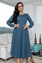 Vestido Midi Lãzinha Manga Longa 0123