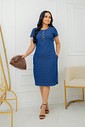 Vestido Jeans Com Botões 3078 Vestido Jeans Com Botões 3078