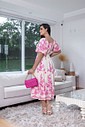 Vestido Midi Estampado Beleza Tropical 3040 Vestido Midi Estampado Beleza Tropical 3040