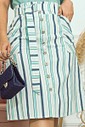 Conjunto Com Saia Listrada Conjunto Com Saia Listrada