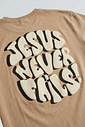 CAMISETA TRADICIONAL JESUS NEVER