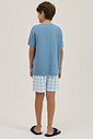 Pijama Masculino Infantil Manga Curta Com Bermuda Pijama Masculino Infantil Manga Curta Com Bermuda