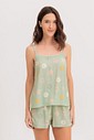 Pijama Feminino Alça Com Shorts