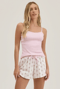 Pijama Feminino Alça Com Shorts Pijama Feminino Alça Com Shorts