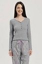 Pijama Feminino Manga Longa Com Calça