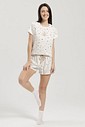 Pijama Feminino Manga Curta com Shorts