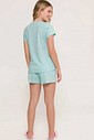 Pijama Feminino Manga Curta com Shorts