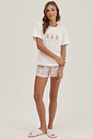 Pijama Feminino Manga Curta Com Shorts Pijama Feminino Manga Curta Com Shorts