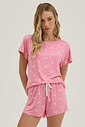 Pijama Feminino Manga Curta Com Shorts Pijama Feminino Manga Curta Com Shorts