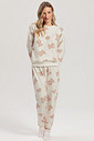 Pijama Feminino Manga Longa Com Calça