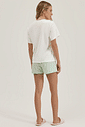 Pijama Feminino Manga Curta Com Shorts Pijama Feminino Manga Curta Com Shorts