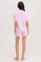 Pijama Feminino Manga Curta Americano Com Shorts