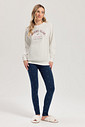 Pijama Feminino Manga Longa Com Legging