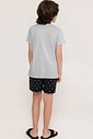 Pijama Masculino Infantil Manga Curta Com Bermuda