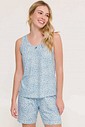 Pijama Feminino Regata com Bermuda