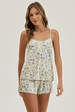 Pijama Feminino Alça Com Shorts