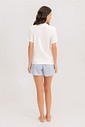 Pijama Feminino Manga Curta Com Shorts