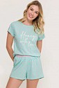 Pijama Feminino Manga Curta com Shorts
