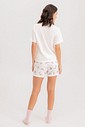 Pijama Feminino Manga Curta Com Shorts