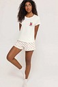 Pijama Feminino Manga Curta com Shorts Pijama Feminino Manga Curta com Shorts