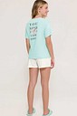 Pijama Feminino Manga Curta com Shorts