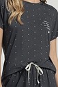 Pijama Feminino Manga Curta Com Shorts