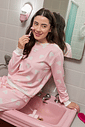 Pijama Feminino Manga Longa Com Calça