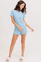 Pijama Feminino Manga Curta Com Shorts