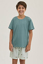 Pijama Masculino Infantil Manga Curta Com Bermuda Pijama Masculino Infantil Manga Curta Com Bermuda
