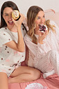 Pijama Feminino Manga Curta Com Shorts