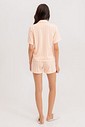 Pijama Feminino Manga Curta Americano Com Shorts
