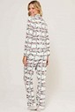 Pijama Manga Longa Com Abertura Feminino