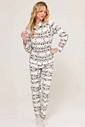 Pijama Manga Longa Com Abertura Feminino