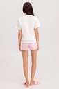 Pijama Feminino Manga Curta Com Shorts