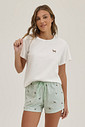 Pijama Feminino Manga Curta Com Shorts Pijama Feminino Manga Curta Com Shorts
