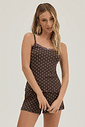 Pijama Feminino Alça Com Shorts Pijama Feminino Alça Com Shorts