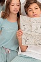 Pijama Infantil Feminino Manga Curta com Shorts
