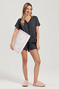 Pijama Feminino Manga Curta Americano com Shorts Pijama Feminino Manga Curta Americano com Shorts