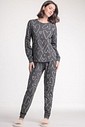 Pijama Feminino Manga Longa Com Calça