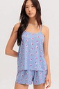 Pijama Feminino Alça Com Shorts