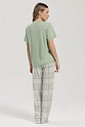 Pijama Feminino Manga Curta com Calça