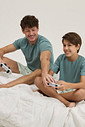 Pijama Masculino Manga Curta Com Bermuda