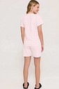 Pijama Feminino Manga Curta com Bermuda