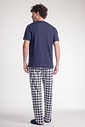 Pijama Masculino Manga Curta Com Calça