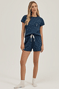 Pijama Feminino Manga Curta Com Shorts Pijama Feminino Manga Curta Com Shorts