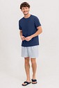 Pijama Masculino Manga Curta Com Bermuda