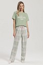 Pijama Feminino Manga Curta com Calça