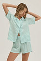 Pijama Feminino Manga Curta Americano Com Shorts Pijama Feminino Manga Curta Americano Com Shorts