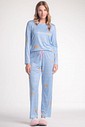 Pijama Feminino Manga Longa Com Calça
