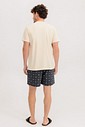Pijama Masculino Manga Curta Com Bermuda